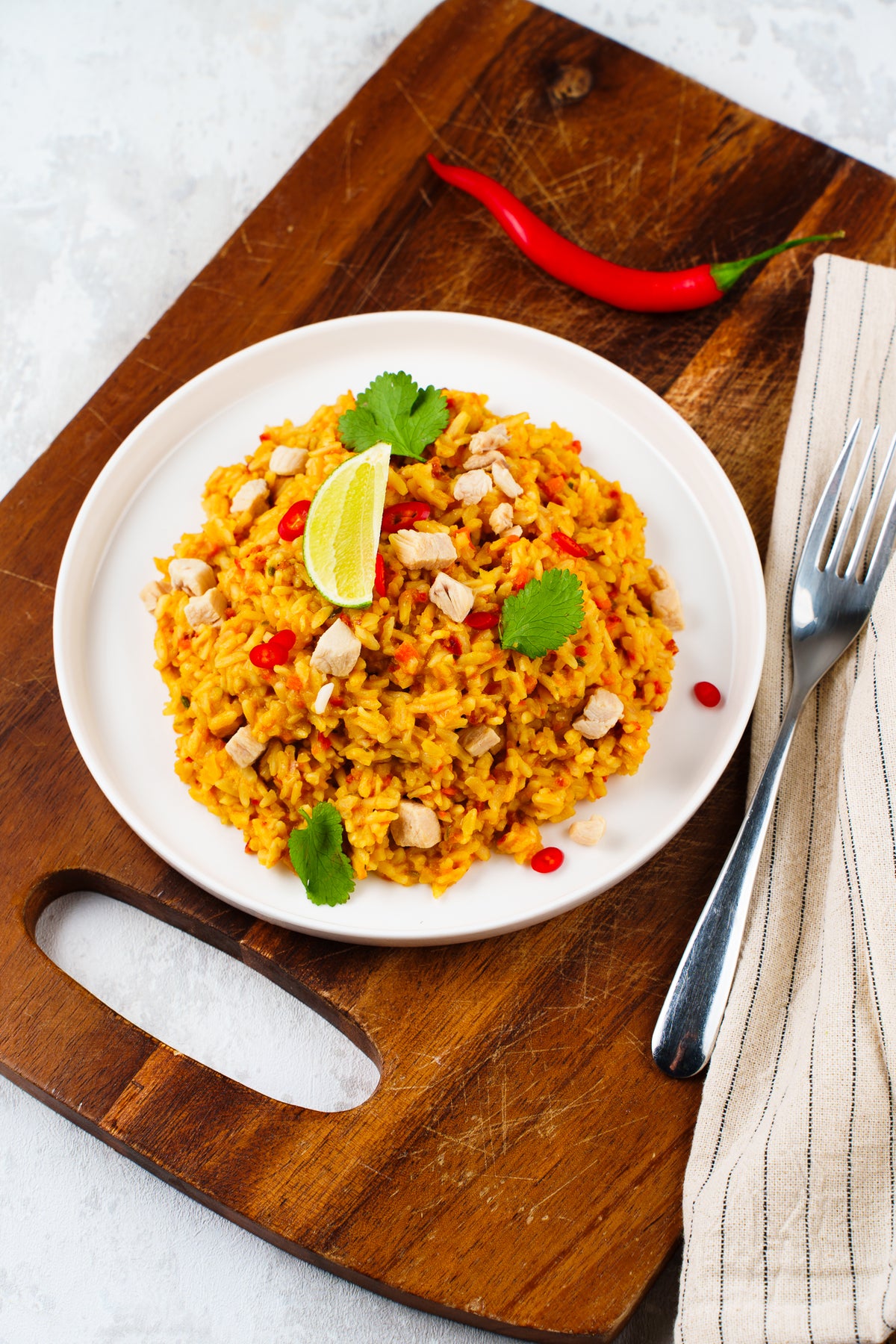 Thai style rice with chicken 147g