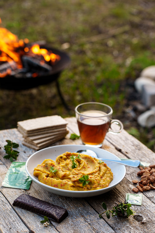 Potato stew with beef main meal