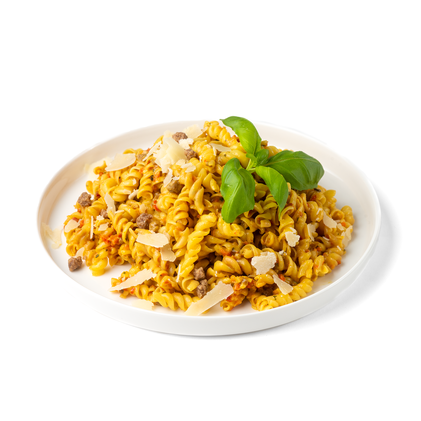 Creamy pasta with beef 150g