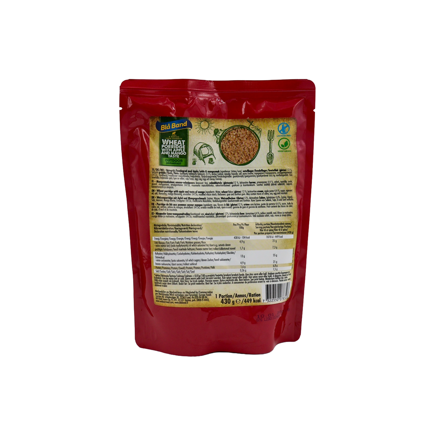 Bla Band Weizenbrei mit Apfel und Mango 430g