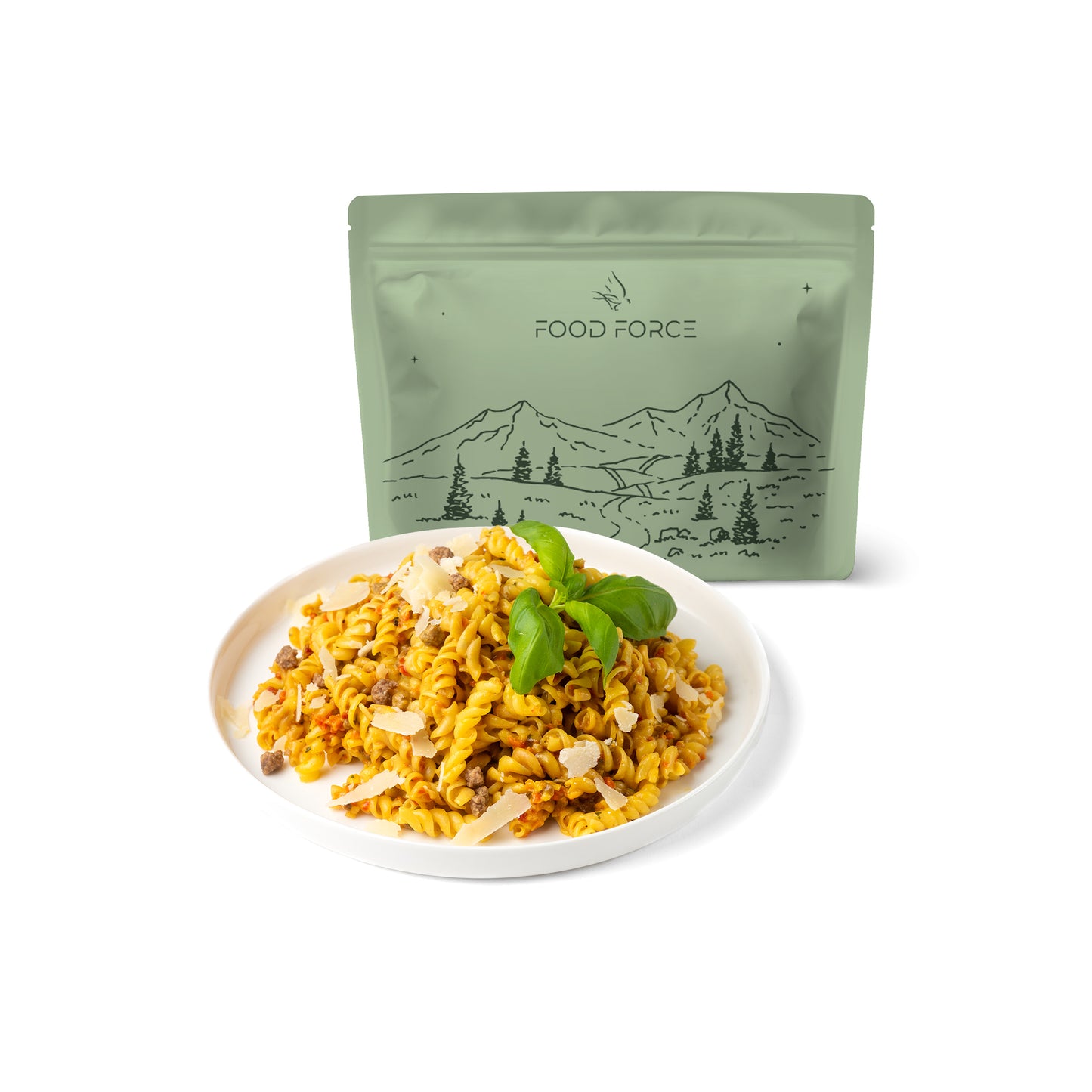 Creamy pasta with beef 150g