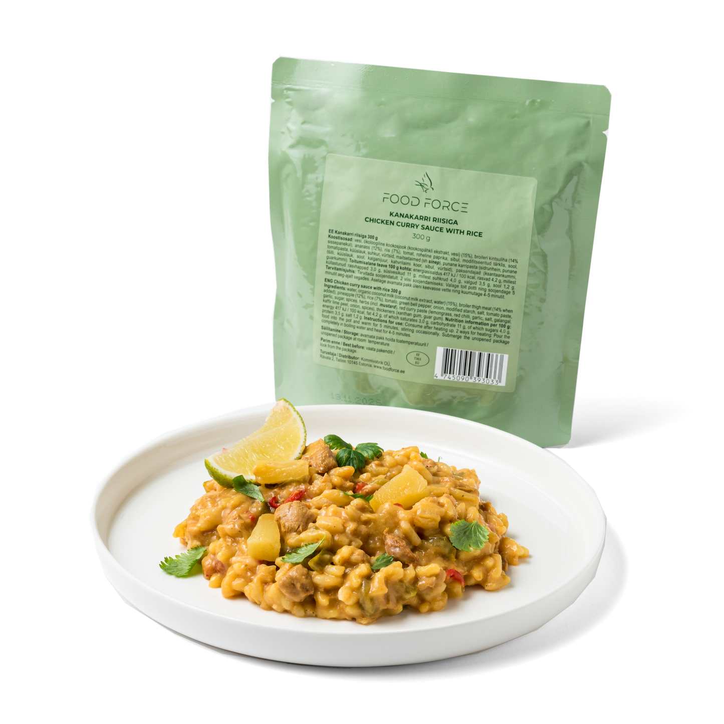 Chicken curry sauce with rice 300g