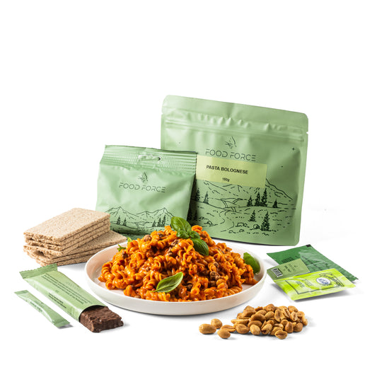 Pasta bolognese main meal