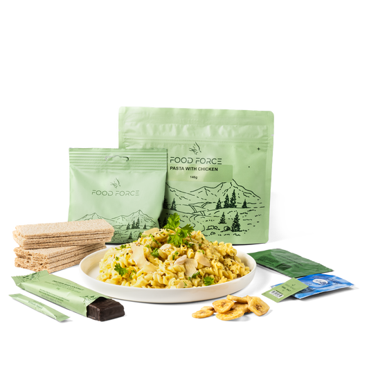 Pasta with chicken main meal