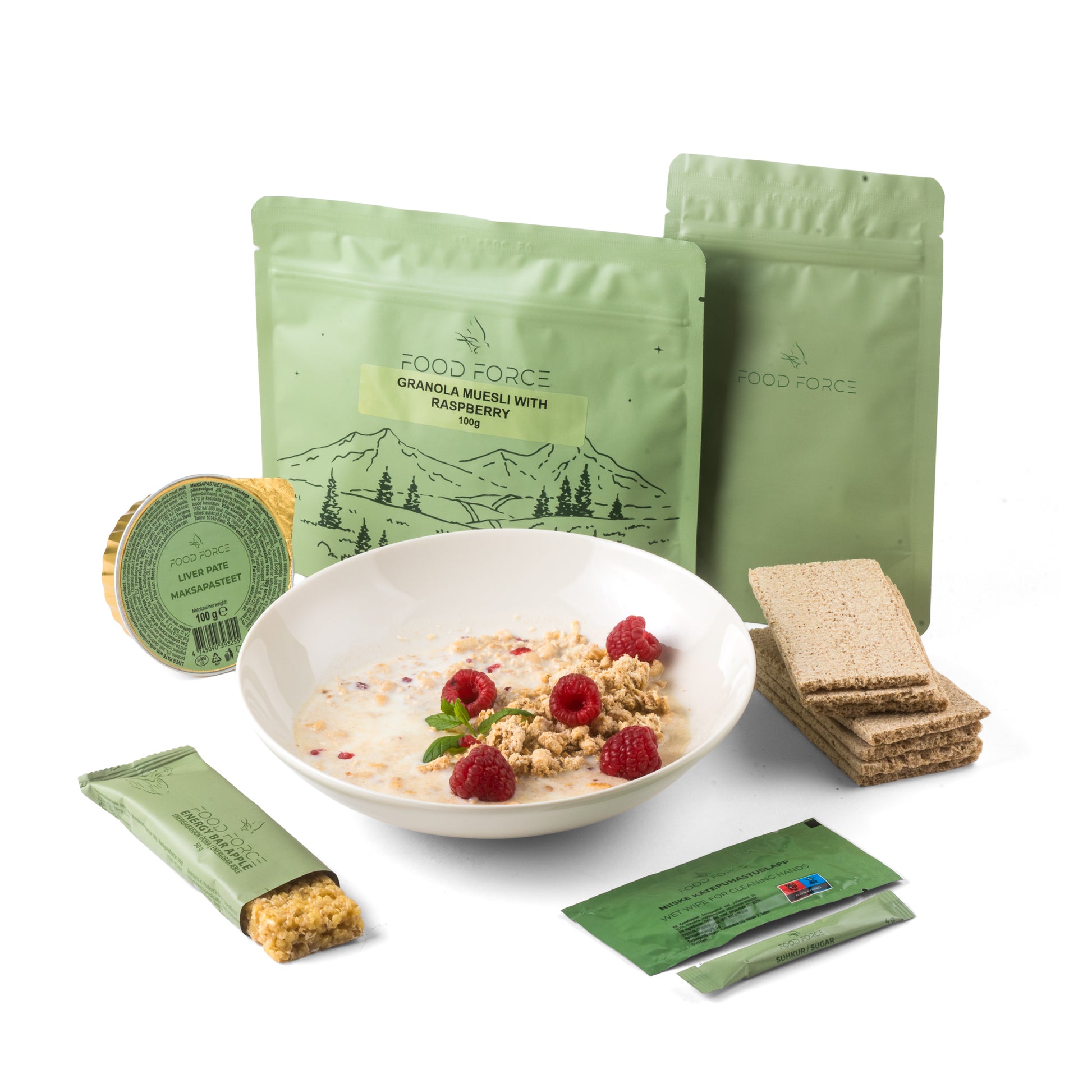 Myseli Raspberry Granola muesli with raspberries breakfast – Food Force